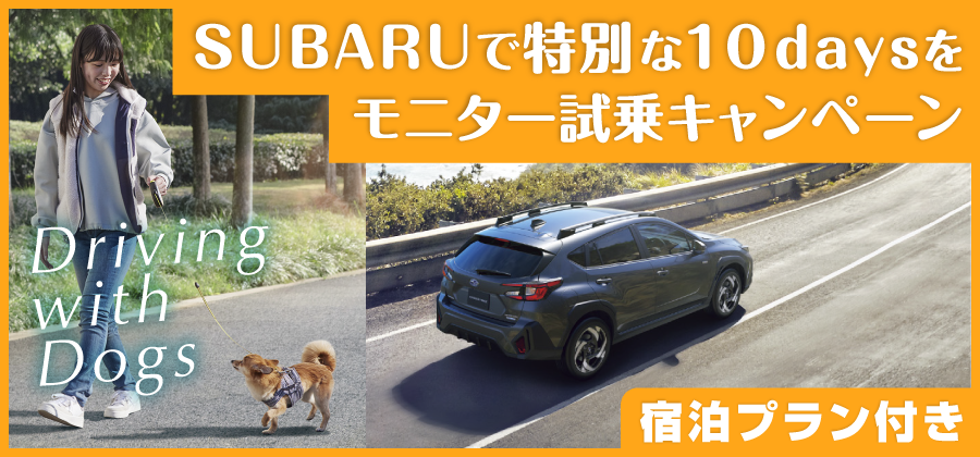 モニター試乗キャンペーン　宿泊プラン付き